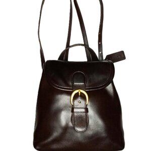 Vintage Coach Leather Mini Bantum Backpack